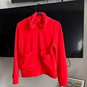 Women's Red Fleece Jacket